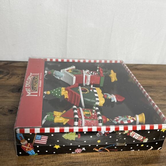 Vintage Mary Engelbreit Christmas Tree Ornaments Birdhouses Bird Theme Gift New - Picture 8 of 11